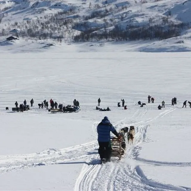 Isfisketur på Altevatn